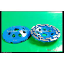 4 5 7 9 inch double ROW Diamond segment grinding disc wheel grind